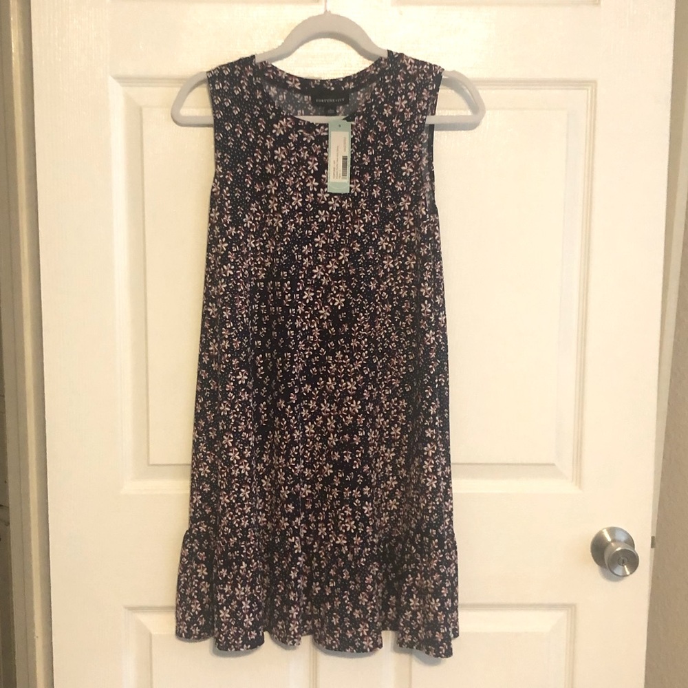 Maddie Ruffle Hem Knit Dress